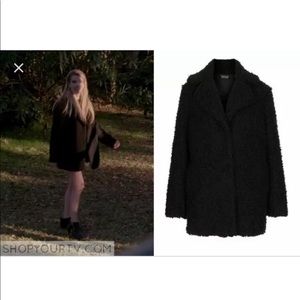 Topshop teddy bear coat aso madison Montgomery